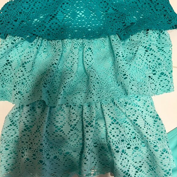 SO Crochet Tankini & Bottoms Set (Girls 7-8) (NEW W/TAGS & SO CUTE)! - Picture 5 of 11